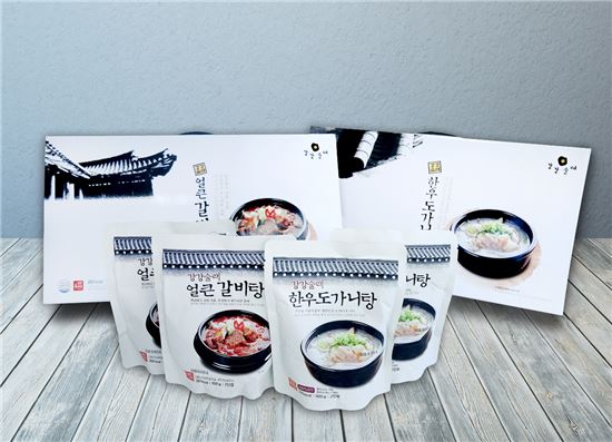 강강술래, 가정간편식 '도가니탕·갈비탕' 출시