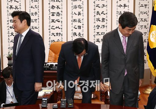 [포토]등 돌린 여야 원내대표
