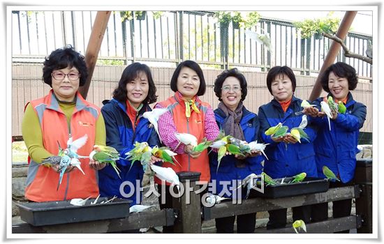 함평군 공직자 천사부인들, "국향대전 홍보 대사" 앞장