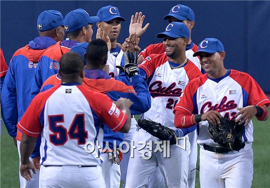 야구대표팀, 슈퍼스리즈 2차전 쿠바에 1-3 패 