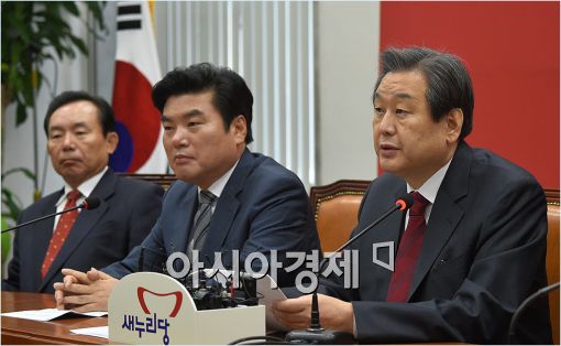 김무성 "야당의 법안 발목잡기, 국민에게 고발"