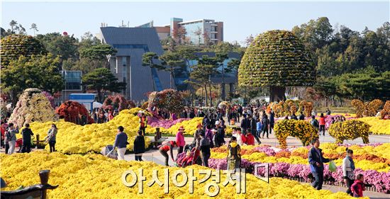 지난달 23일부터 함평군 함평읍 함평엑스포공원에서 개최한 2015 대한민국 국향대전이 8일 폐막식을 끝으로 17일간의 대장정을 성황리에 마무리했다.

