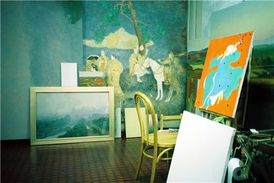 세상 떠날 무렵 이호중의 화실