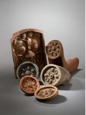 유금와당박물관 소장 이우치 컬렉션 중 고구려 기와


