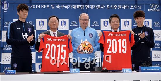 [포토]KFA-현대자동차, 공식후원계약 조인식