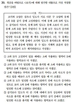 [2016 수능]국어 고난도 문제는?… A형 11·18번, B형 30번