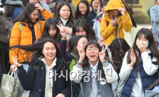 [포토]'끝났다 수능' 