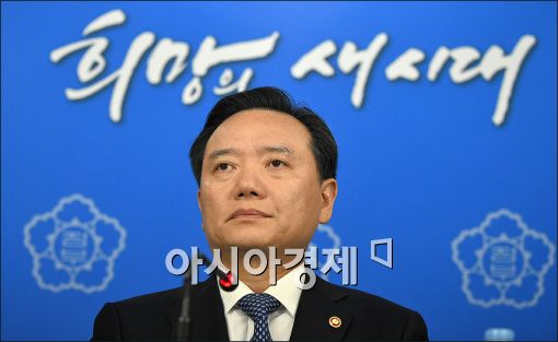 [포토]굳게 입다문 김현웅 법무부 장관