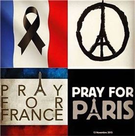 프랑스 파리 테러 추모 SNS 사진. 사진=최시원 인스타그램