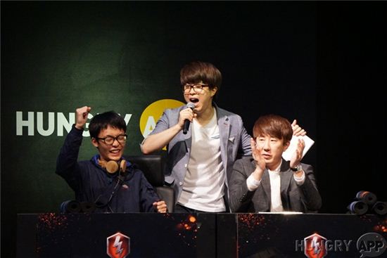 지스타 헝그리앱 특집 방송 '월드오브탱크블리츠' 대성황