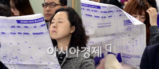 [포토]'어디에 원서를 넣어야 하나?'