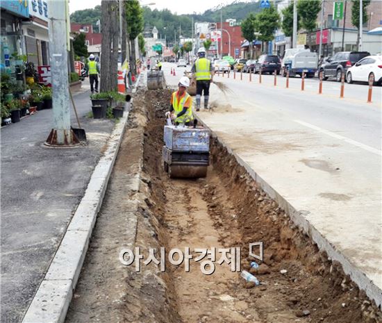순창군, 경천지구 하수관거 새마리 토끼 동시에 잡는다