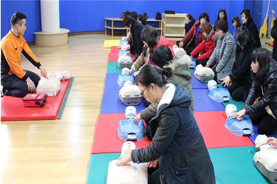 강북구, 어린이집 보육교직원 응급처치교육 