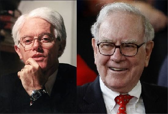 왼쪽부터 피터 린치(Peter Lynch), 워런 버핏(Warren Buffett)