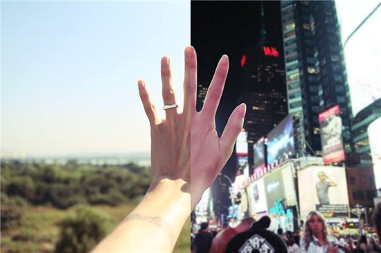 해외서 난리난 한국커플 사진 "이걸 어떻게 찍었대?"