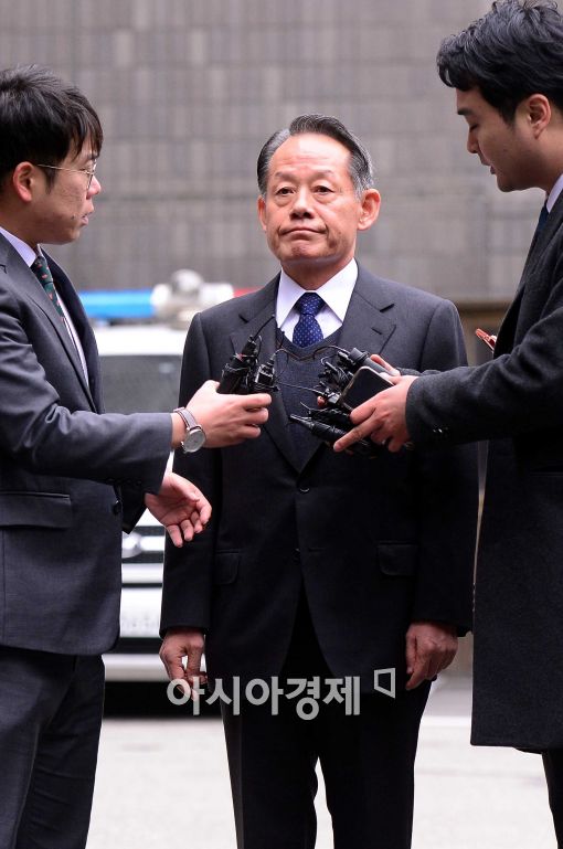 [포토]검찰 출석, 최윤희 전 합참의장