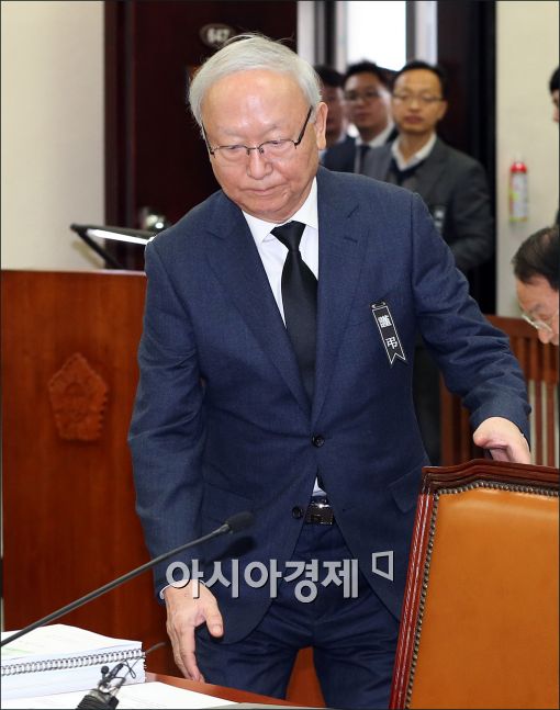 [포토]국회 출석한 이병호 국정원장