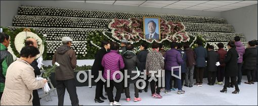 [포토]끝없이 이어지는 조문행렬