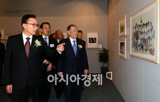 정·재계 총출동한 아산 정주영 회장 탄신 100주년 기념식(종합)