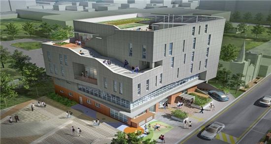 당산2동 복합청사 조감도 