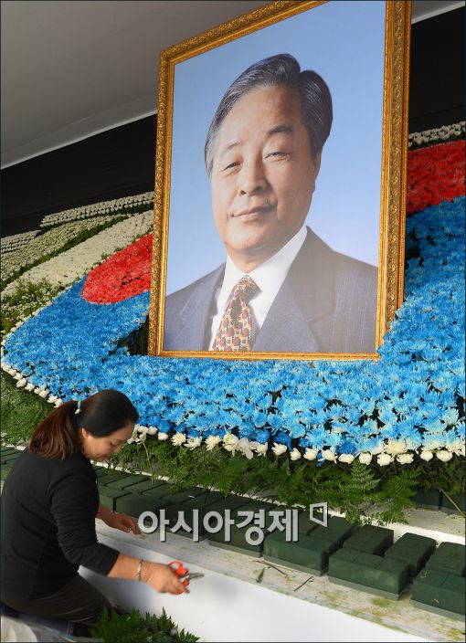 [포토]국회, 영결식 막바지 준비 한창