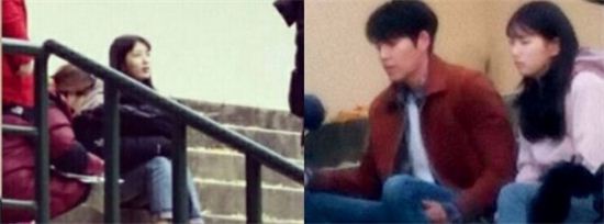 김우빈, 수지. 사진=온라인 커뮤니티 화면 캡처