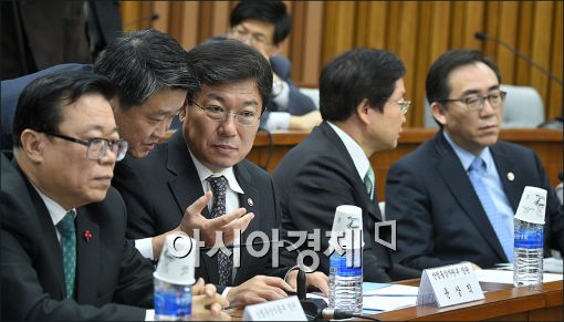 [포토]심각한 한중FTA여야정 정부측 인사