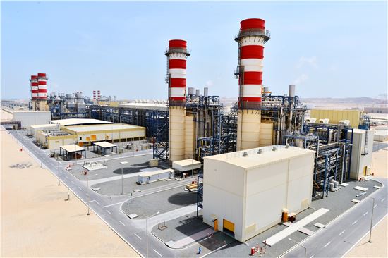 UAE 슈웨이핫 S3 발전소 전경
