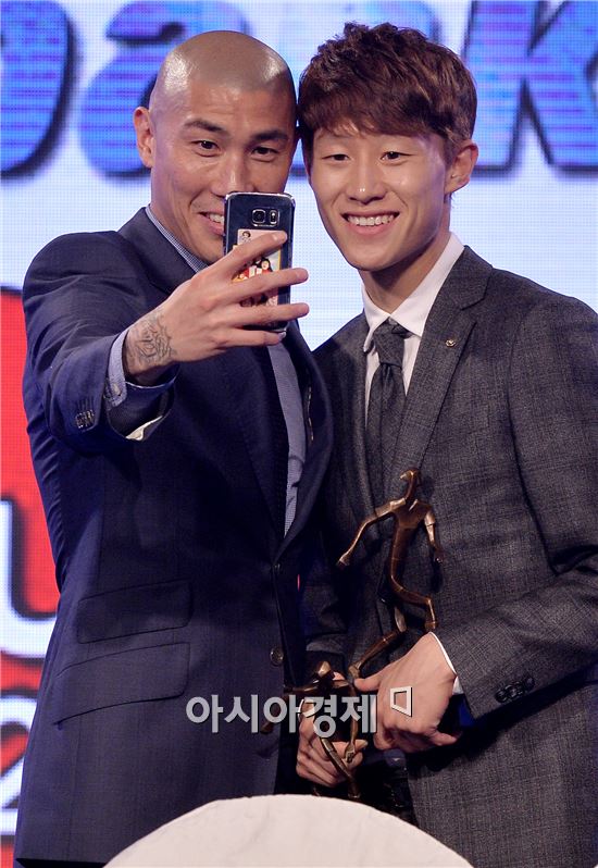 [포토]차두리, '이재성과 함께 기념사진'