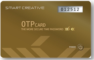 대만 스마트디스플레이어의 카드형 OTP
