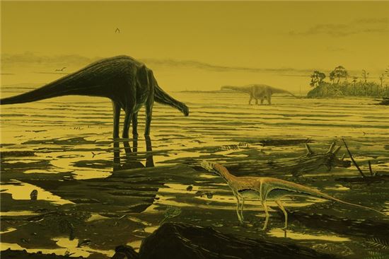 ▲스코틀랜드에 초기 용각류 공룡이 살았을 것으로 추정된다.[사진제공=뉴사이언티스트]