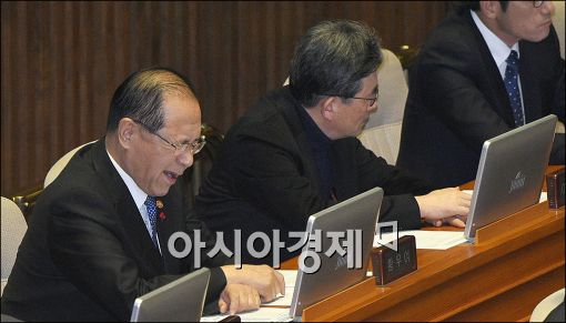 [포토]하품하는 황우여 교육부 장관