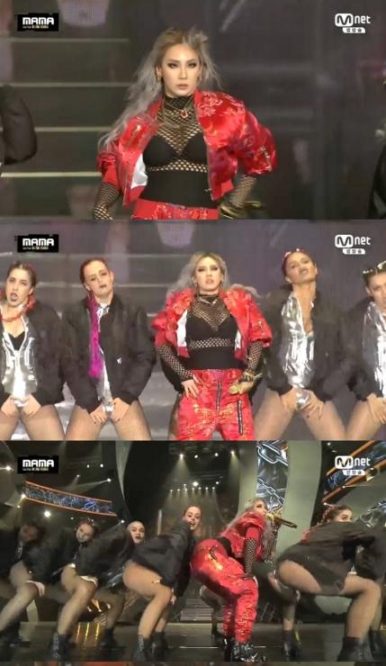 'MAMA' 씨엘. 사진=Mnet '2015 Mnet Asian Music Awards' 방송화면 캡처
