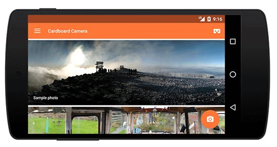 구글, 카드보드 전용 카메라 앱 출시…"파노라마에 소리까지 담는다"