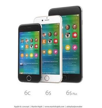 애플 콘셉트 이미지를 주로 제작해온 마틴 하젝이 예상한 아이폰6c 모습 (출처 : 폰아레나)