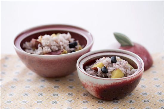 고구마 검정콩밥