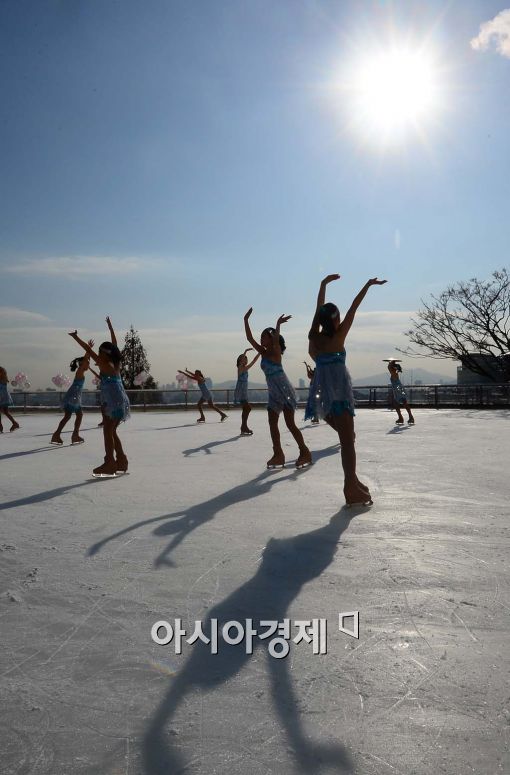 [포토]그랜드 하얏트 호텔, 아이스링크 개장 