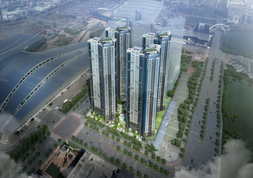 '일산 더샵 그라비스타' 조감도 