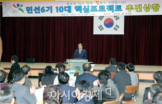 [포토]광주시 북구, 핵심프로젝트 보고회 개최