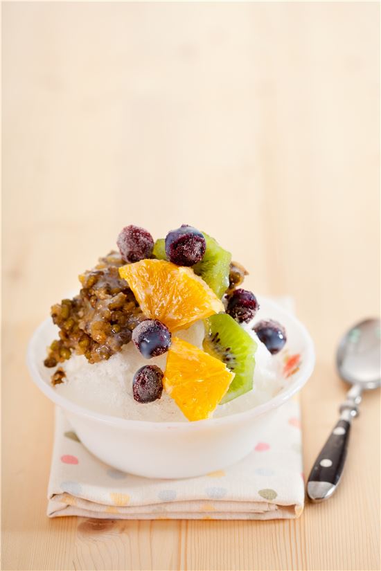 「오늘의 레시피」녹두빙수