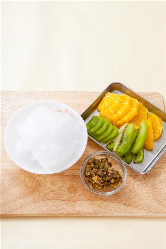 「오늘의 레시피」녹두빙수