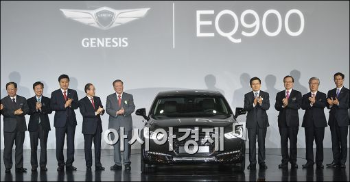 [포토]'제네시스 EQ900' 출시 축하 박수