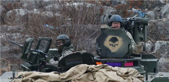 한미연합 도하훈련 현장 가보니