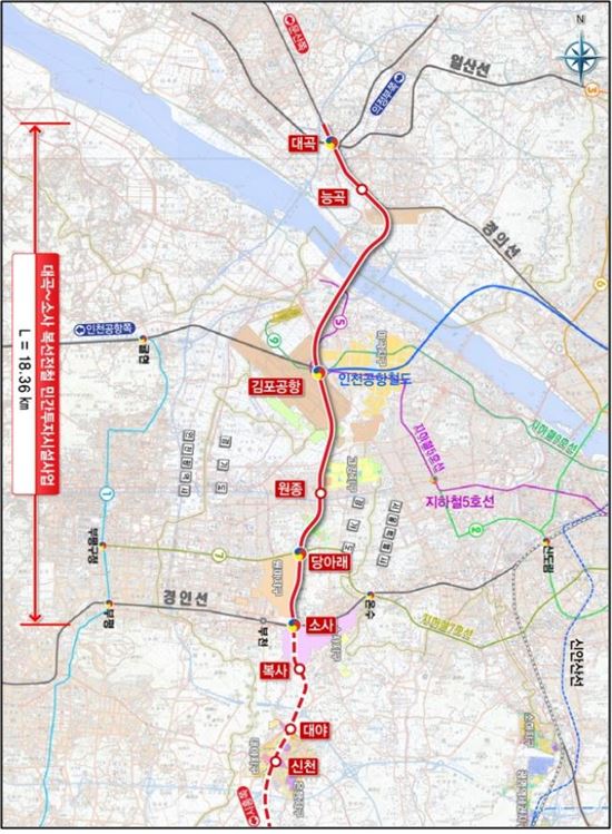 '대곡~소사' 복선전철, 내년 3월 착공…임대형민자 방식으로 추진