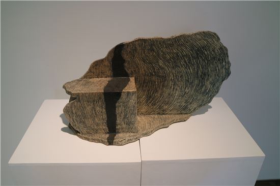 푸른 그림자, 33x59x17cm, 2014