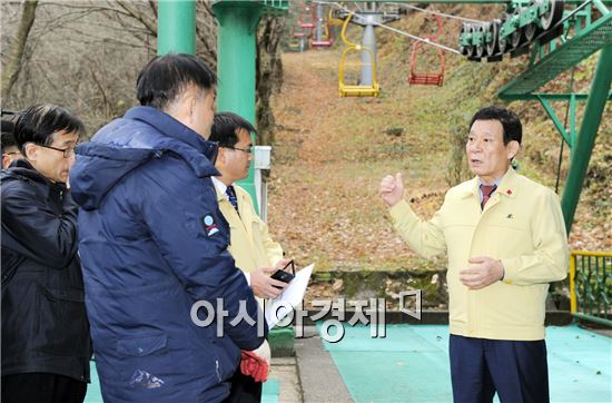 윤장현 시장 “지산유원지 리프트 사고 특별점검반 구성 원인 찾아라"