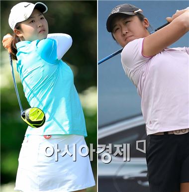 중국여자골프는 'Q스쿨 수석' 펑시민(왼쪽)과 얀징이 'LPGA 군단'에 가세해 내년 시즌 새 바람을 예고했다.