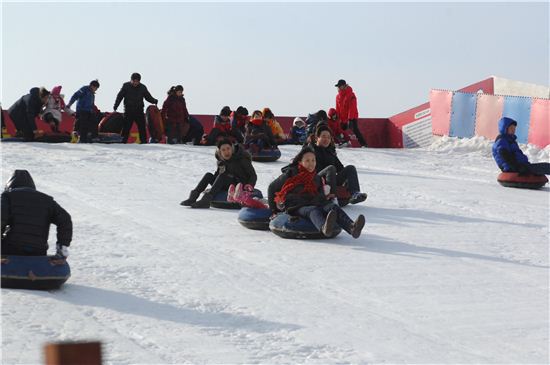 "안양천으로 눈썰매 타러 가요"