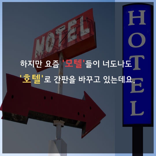 [카드뉴스]모호한 모텔·호텔 "거기 어때"