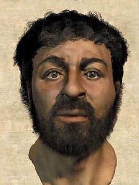 리처드 니브 전 맨체스터대학 교수가 복원한 예수의 얼굴. 사진= 미국 WTVD 방송 기상학자 돈 슈웨네커 페이스북